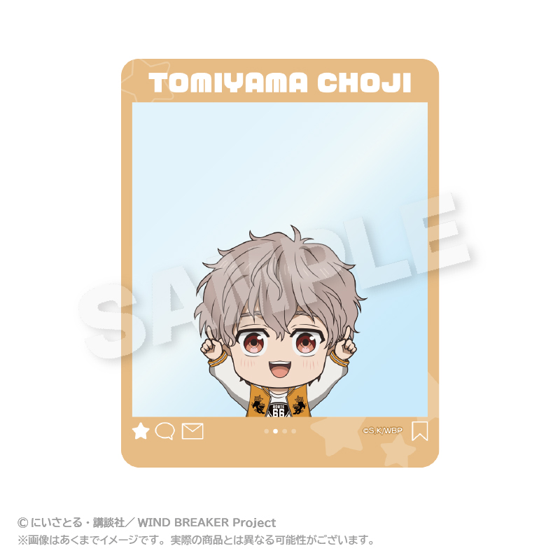 ＳＮＳ風アクリルカード　ぽいんつｖｅｒ．　兎耳山　丁子