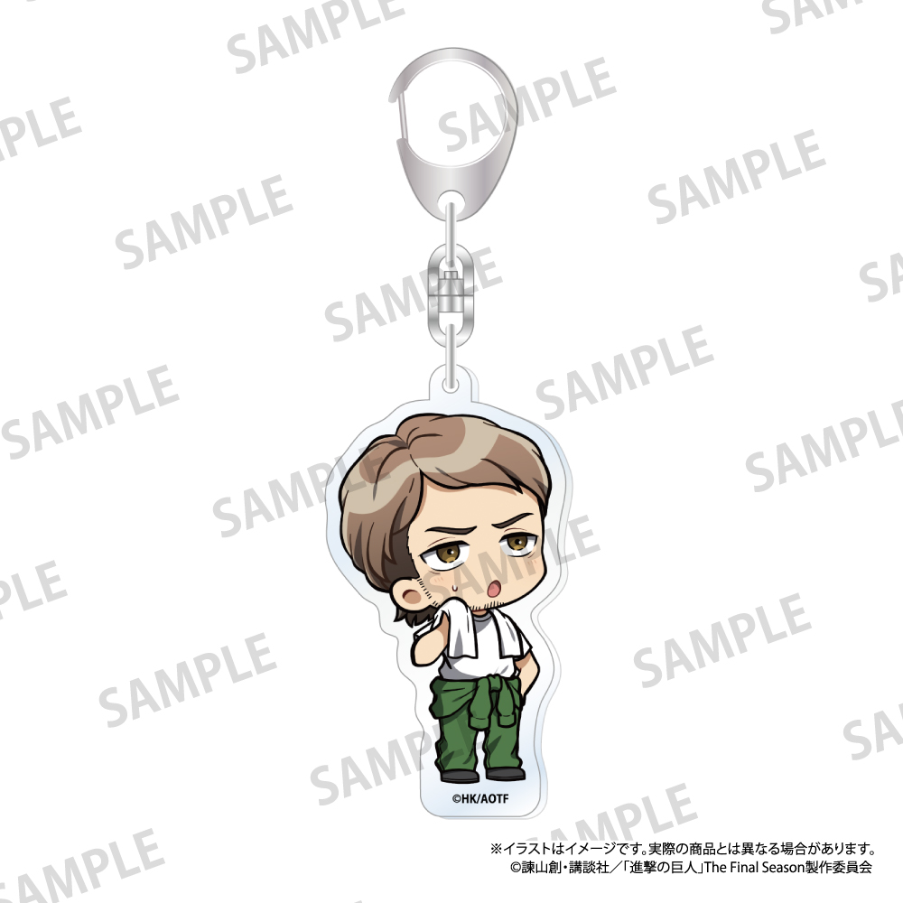 進撃の巨人　アクリルキーホルダー　ジャン・キルシュタイン（ミニキャラ）（ＤＩＹ）