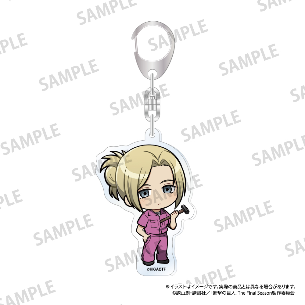 進撃の巨人　アクリルキーホルダー　アニ・レオンハート（ミニキャラ）（ＤＩＹ）
