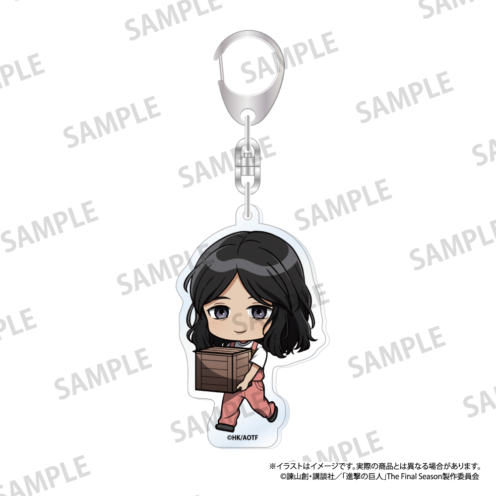 進撃の巨人　アクリルキーホルダー　ピーク・フィンガー（ミニキャラ）（ＤＩＹ）