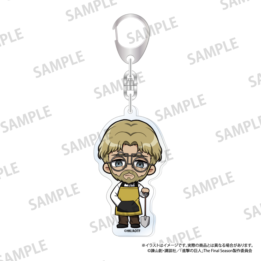 進撃の巨人　アクリルキーホルダー　ジーク・イェーガー（ミニキャラ）（ＤＩＹ）