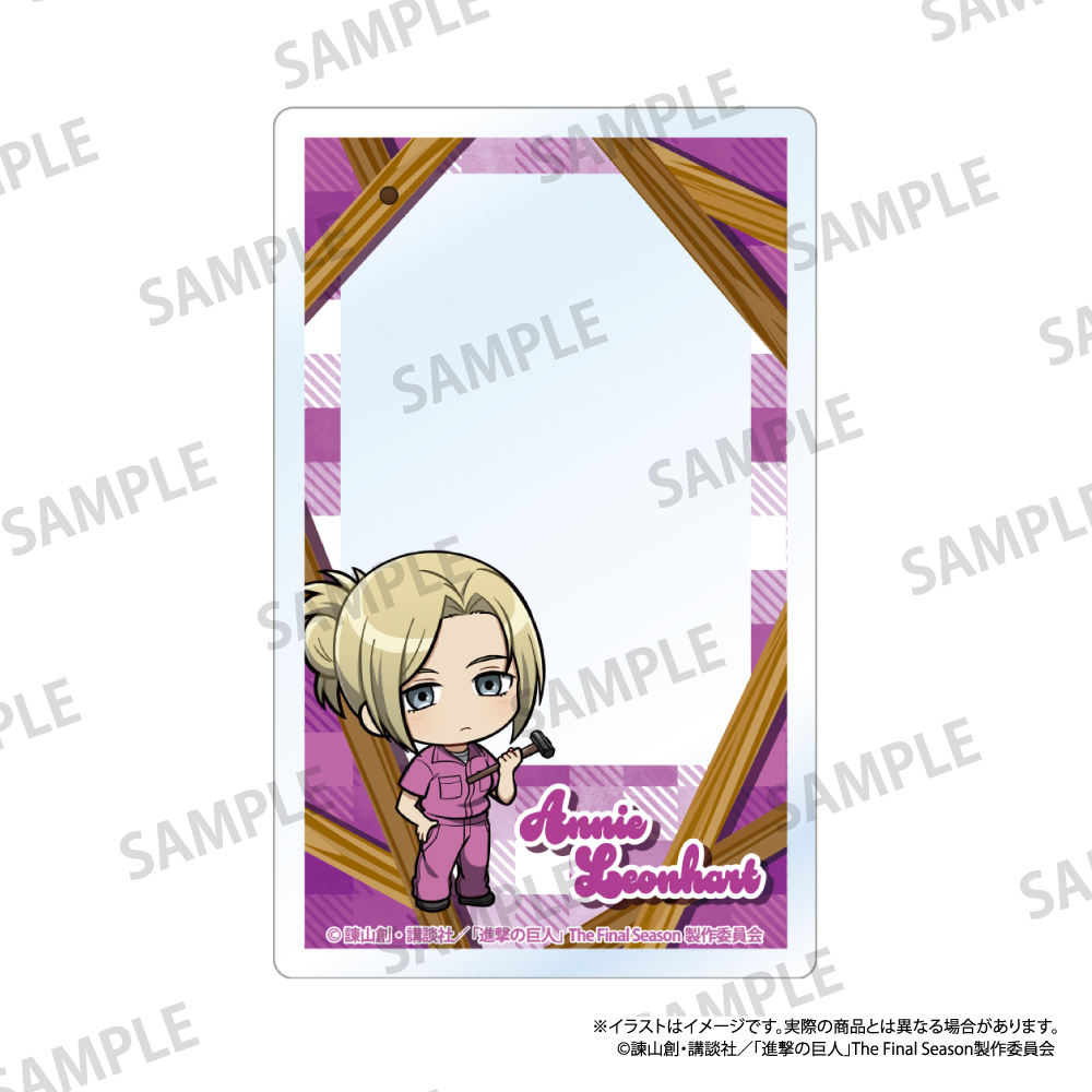 進撃の巨人　アクリルカード　アニ・レオンハート（ミニキャラ）（ＤＩＹ）