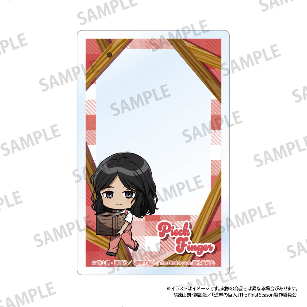 進撃の巨人　アクリルカード　ピーク・フィンガー（ミニキャラ）（ＤＩＹ）