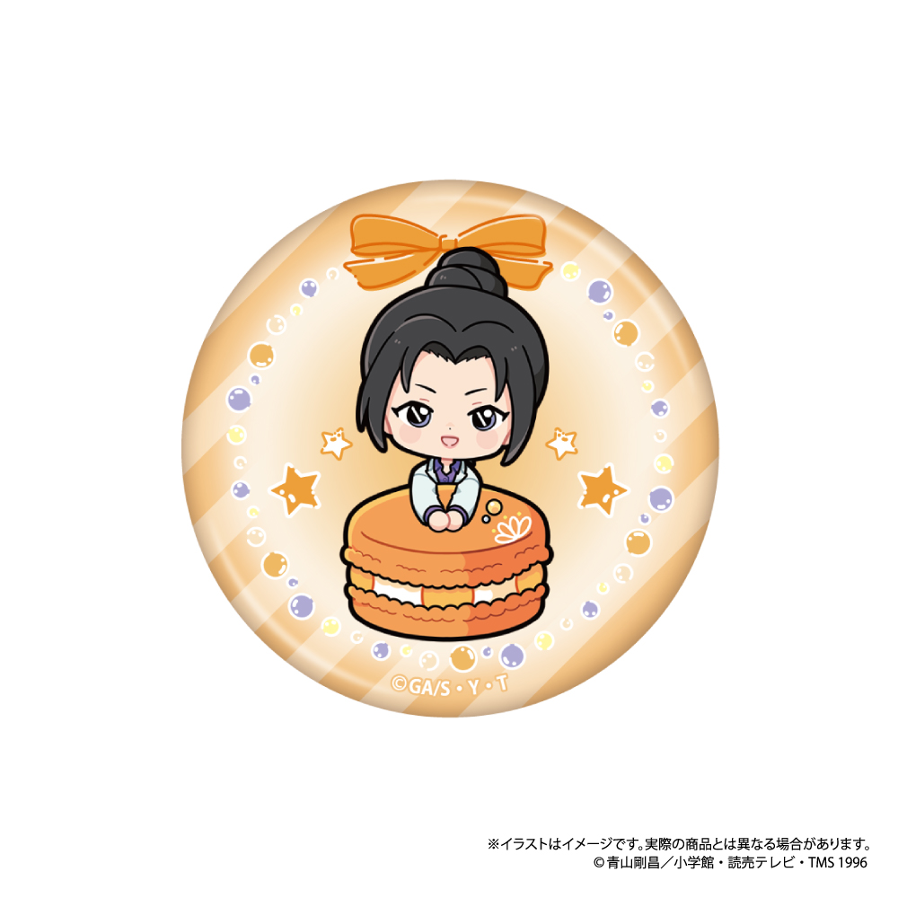 丸型缶バッジ 上原由衣SD（ﾏｶﾛﾝvol.1）｜名探偵コナン