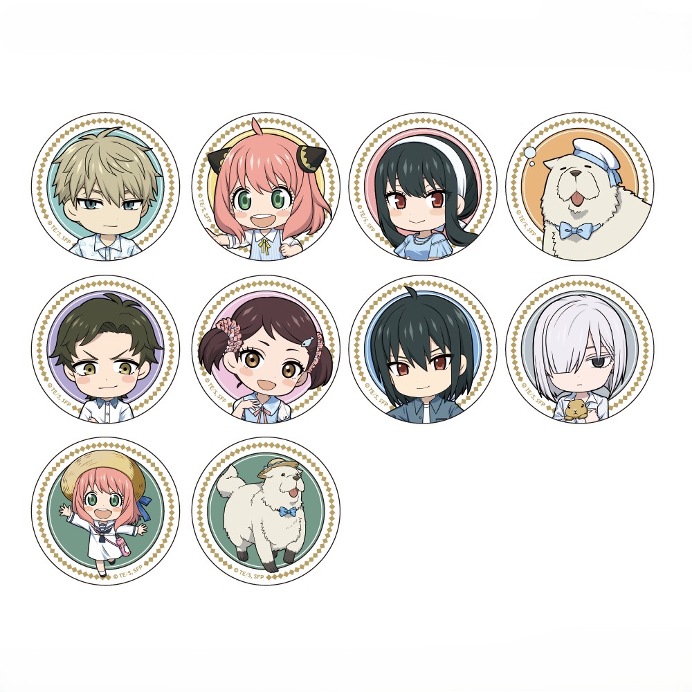 トレーディング＿ミニキャラ缶バッジ