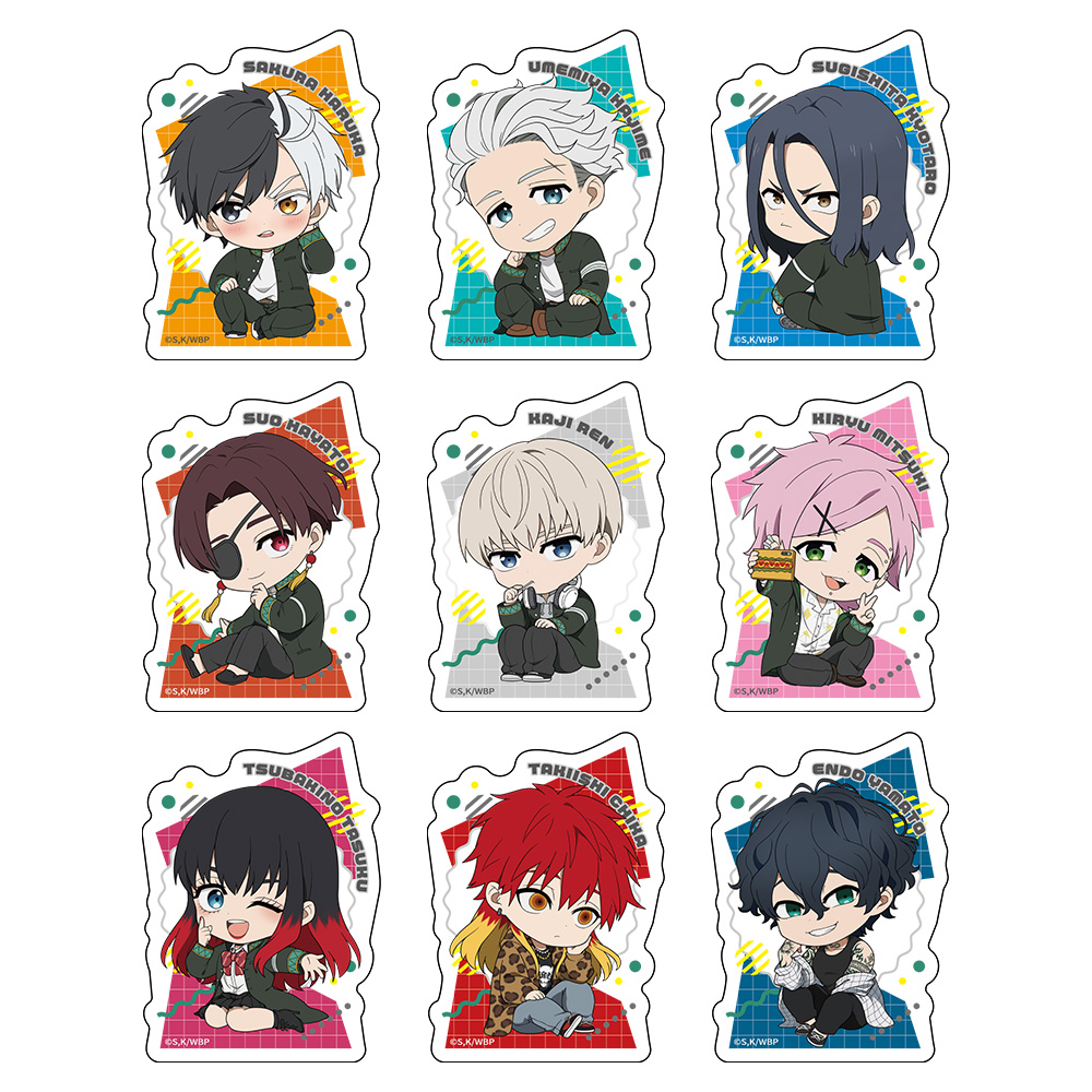 「WIND BREAKER」トレーディングダイカットステッカー