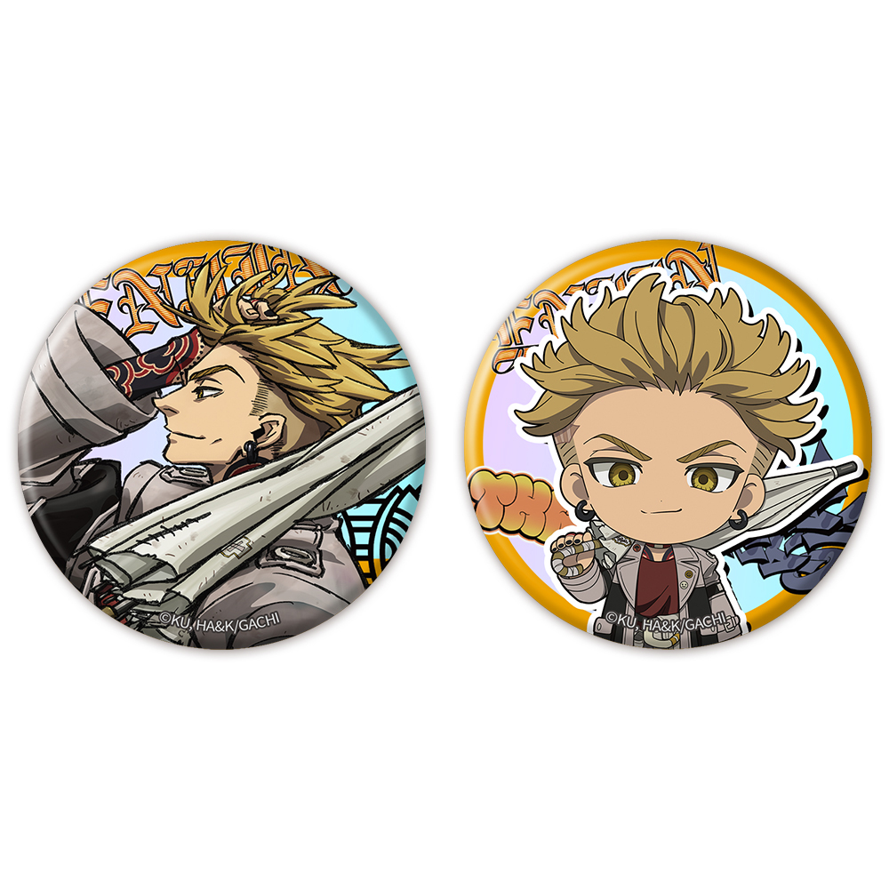 オーロラ缶バッジ２個セット　エンジン