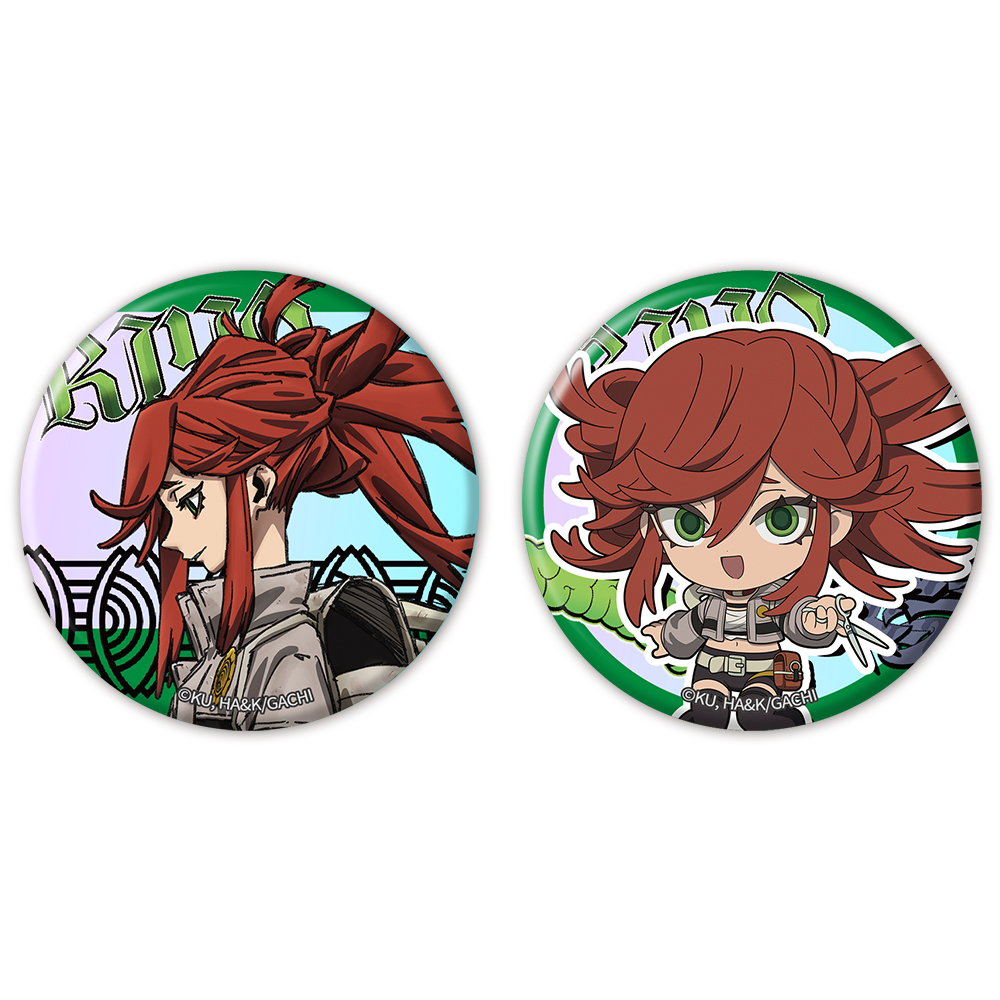 オーロラ缶バッジ２個セット　リヨウ