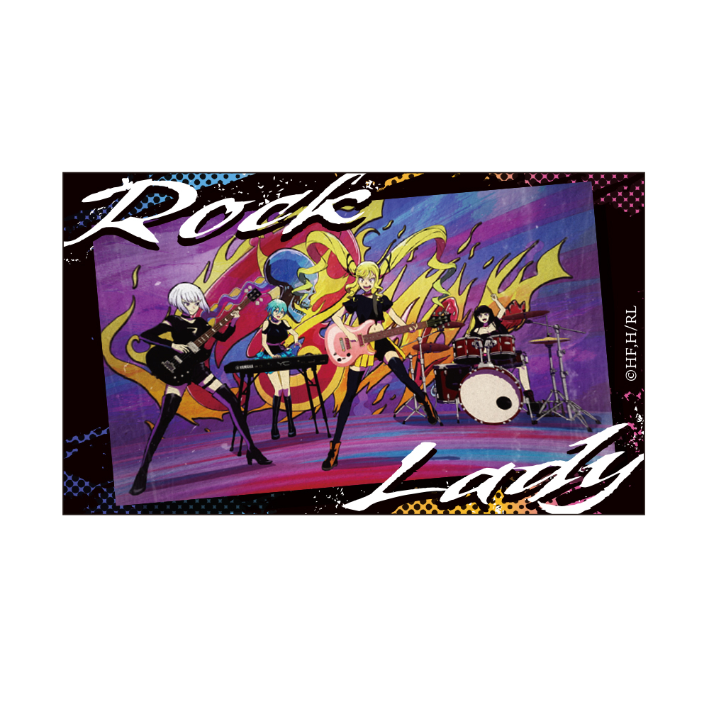 ロックは淑女の嗜みでして　ステッカーA