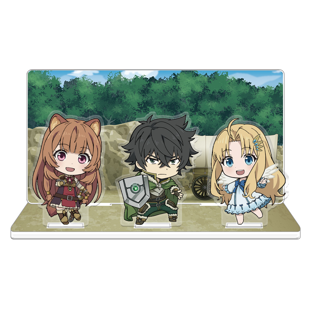盾の勇者の成り上がり　Season 2　アクリルジオラマ［尚文＆ラフタリア＆フィーロ］