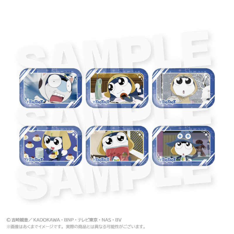 ケロロ軍曹　コレクションスクエア缶バッジ　タママver.