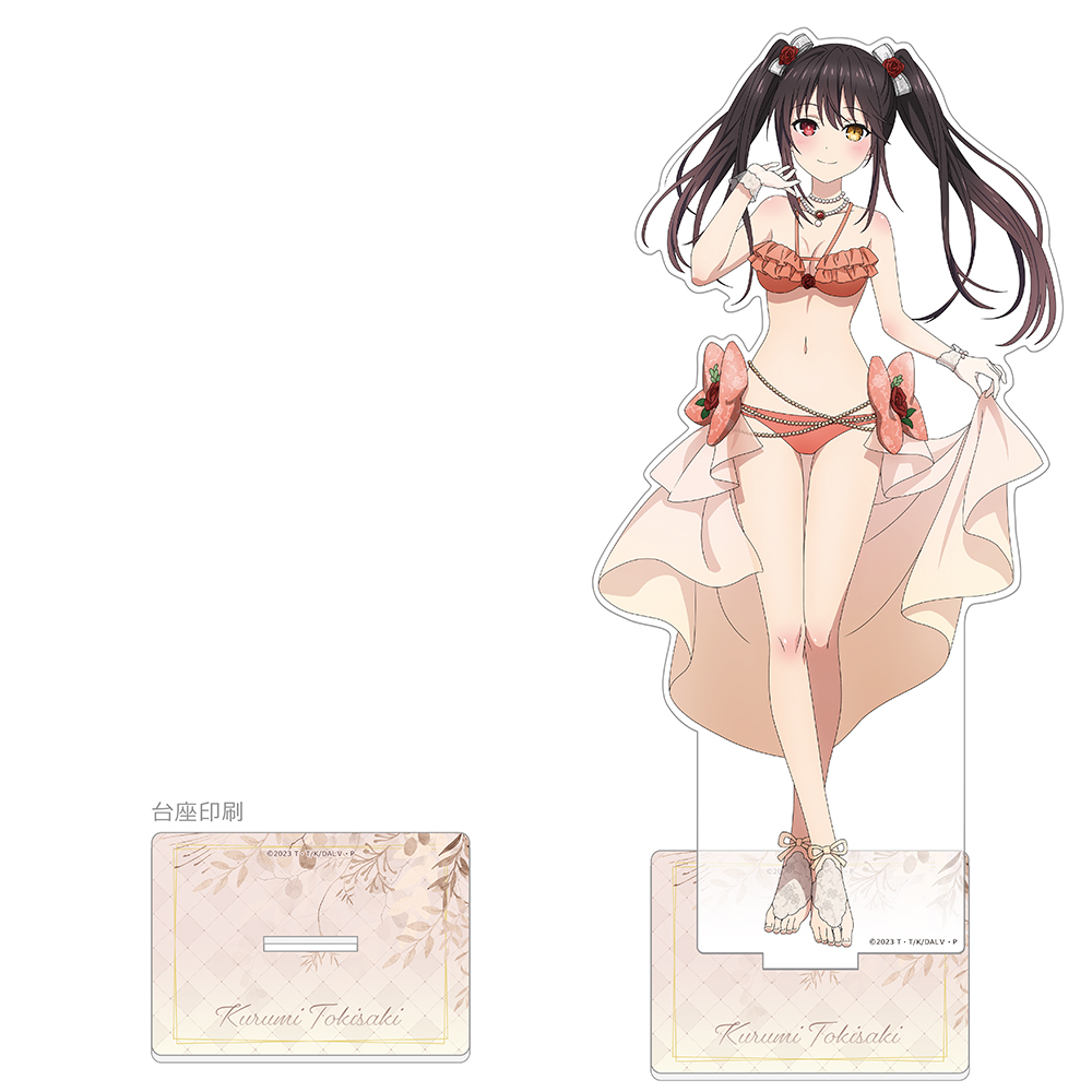 デート・ア・ライブⅤ　描き下ろし特大アクリルスタンド（時崎狂三 ／水着ドレス）