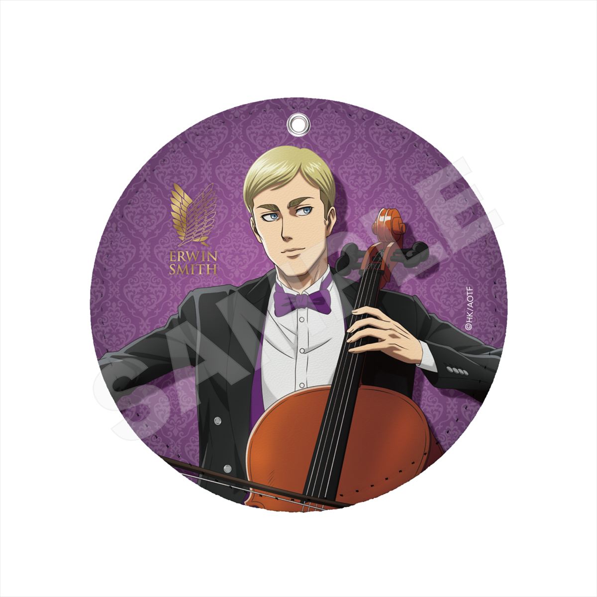 四重奏ｖｅｒ．　レザーコースターキーホルダー　／０４　エルヴィン