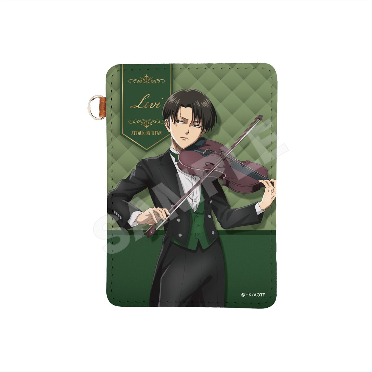 四重奏ｖｅｒ．　レザーパスケース　／０３　リヴァイ