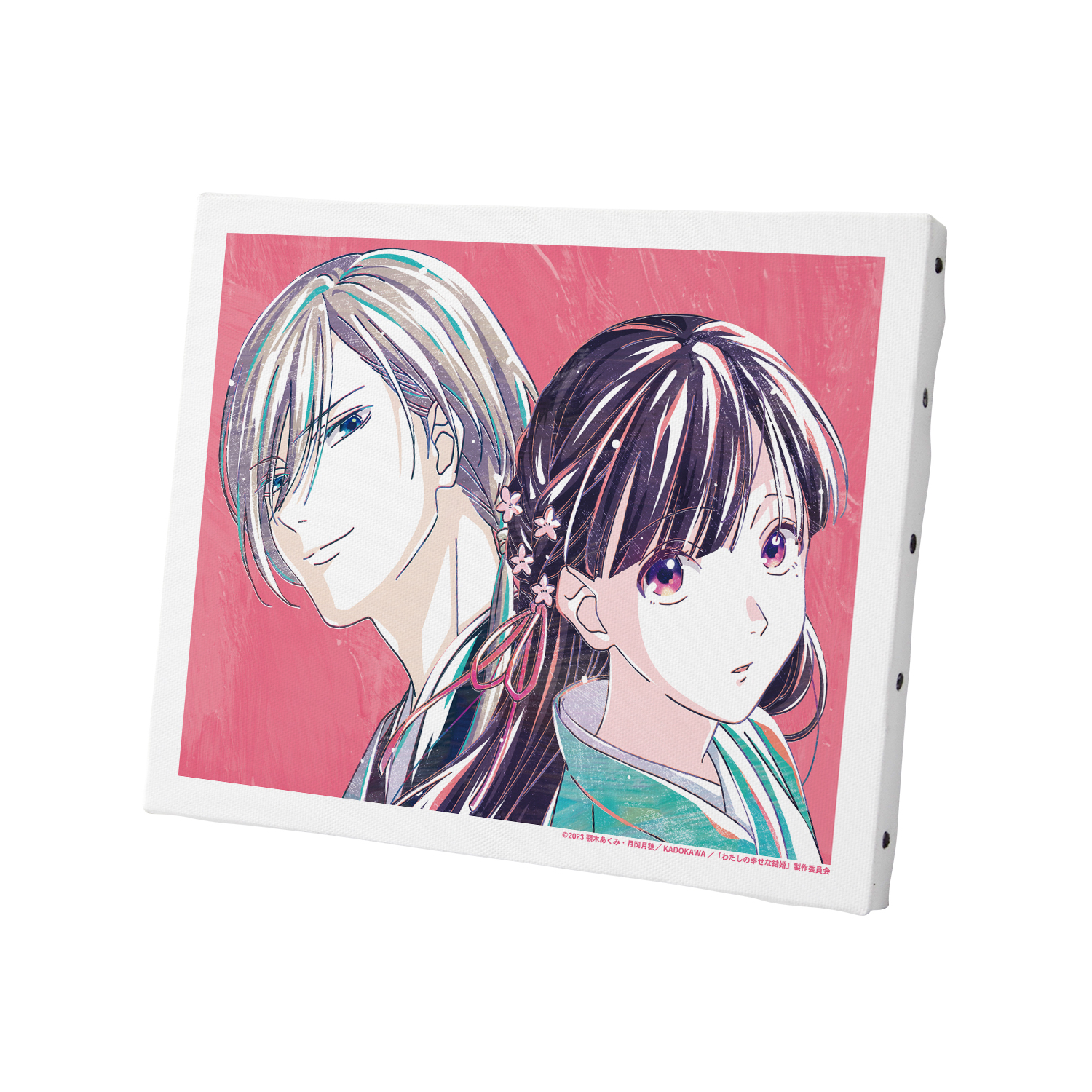 TVアニメ「わたしの幸せな結婚」 斎森 美世&久堂 清霞 Ani-Art キャンバスボード ver.A