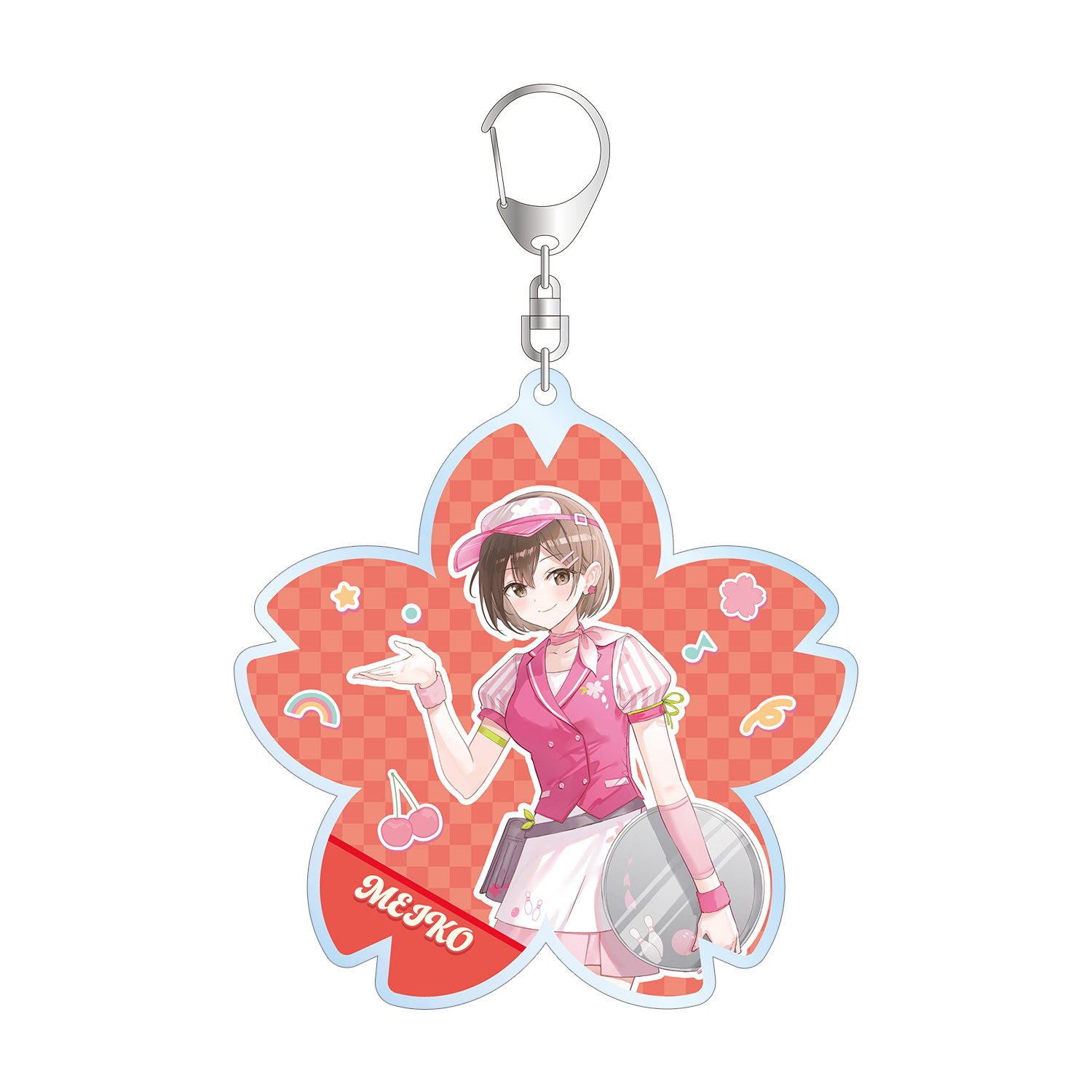 桜ミク 描き下ろし MEIKO アメリカンダイナーver. Art by ふーみ BIGアクリルキーホルダー