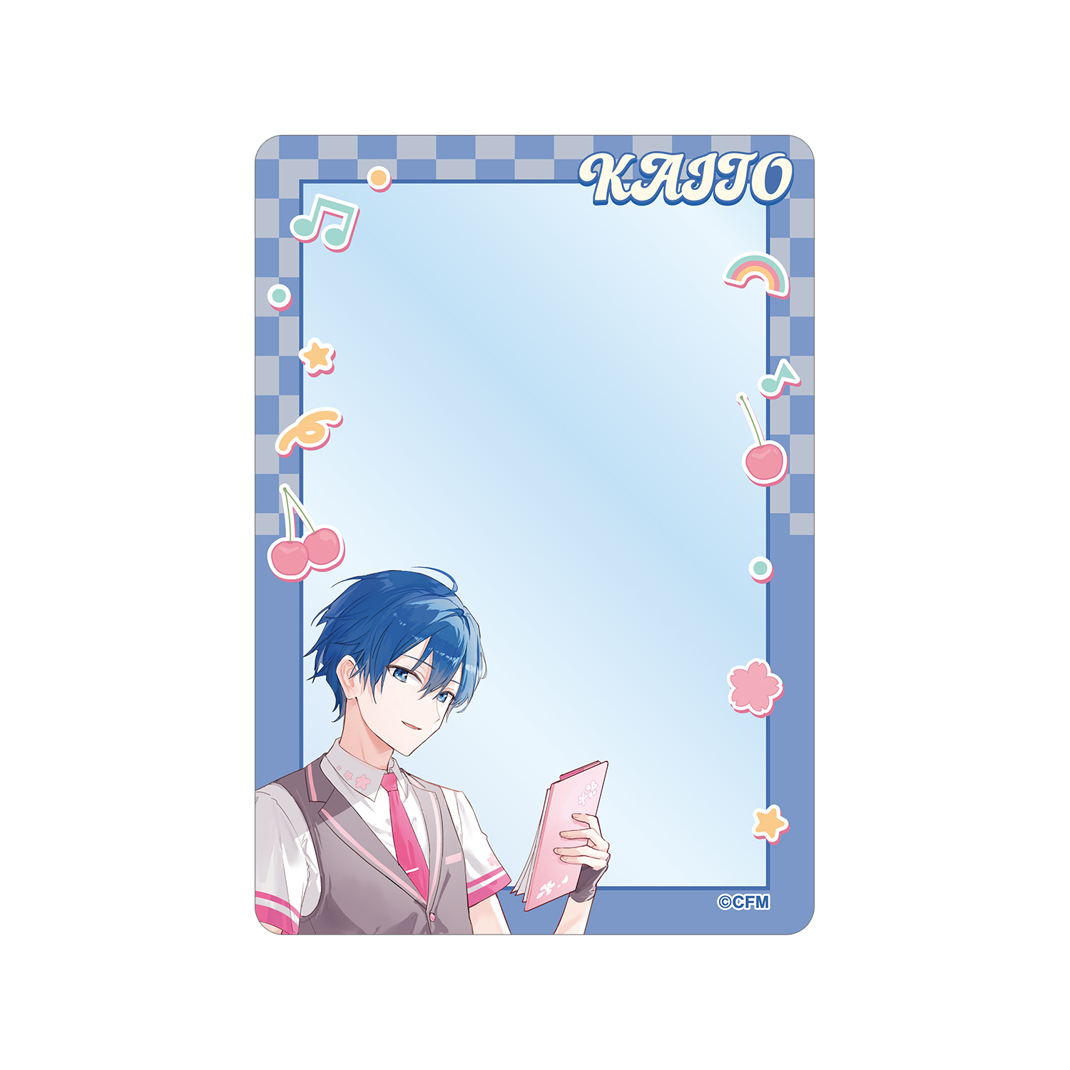 桜ミク 描き下ろし KAITO アメリカンダイナーver. Art by ふーみ B8硬質カードケース