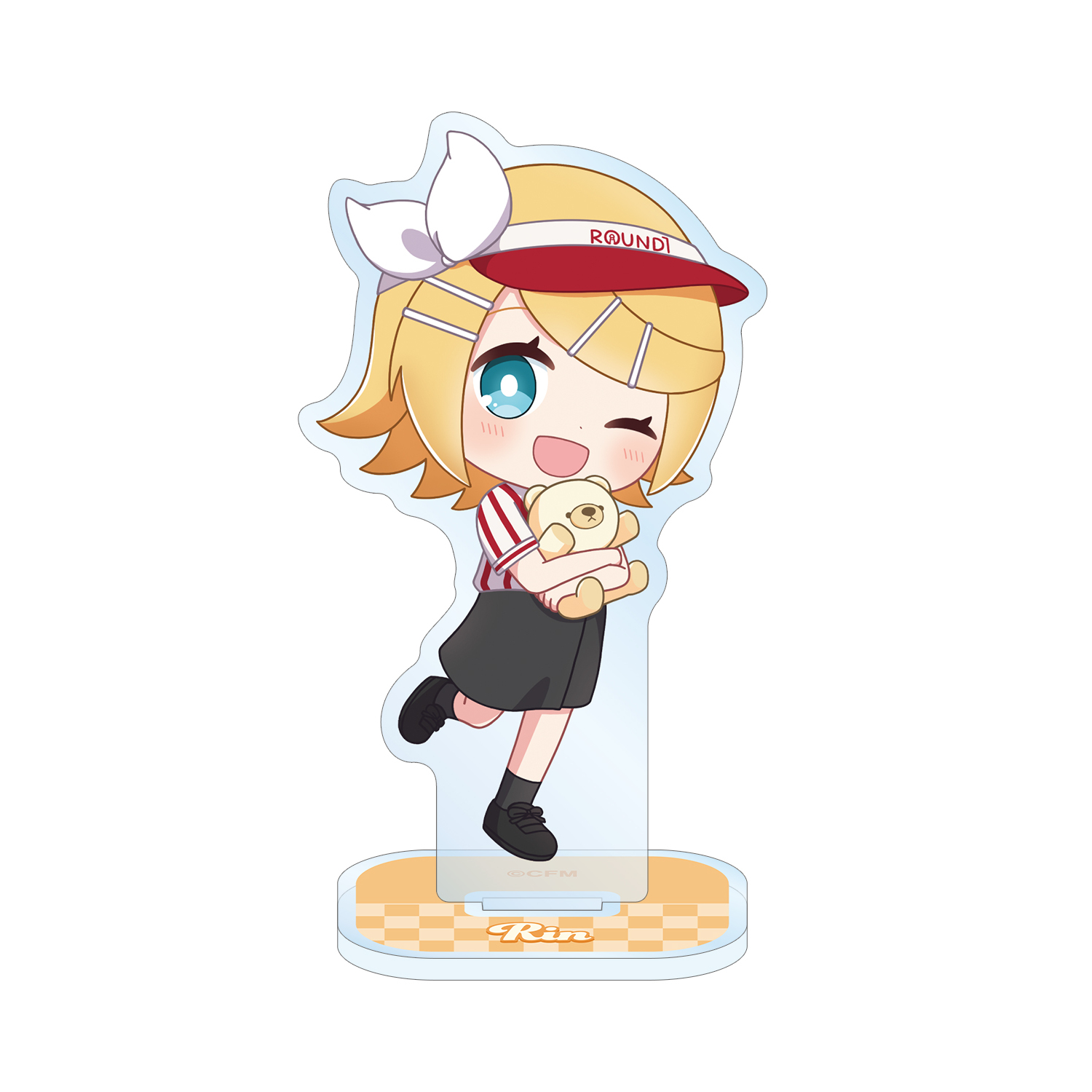 桜ミク 鏡音リン ちびキャラ アクリルスタンド