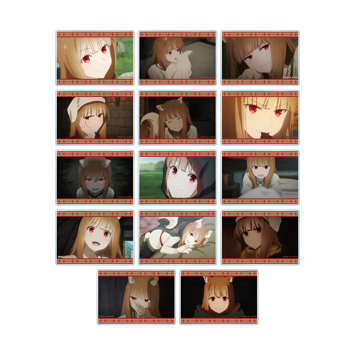 TVアニメ『狼と香辛料 MERCHANT MEETS THE WISE WOLF』 トレーディング ホロ 場面写アクリルカード vol.2
