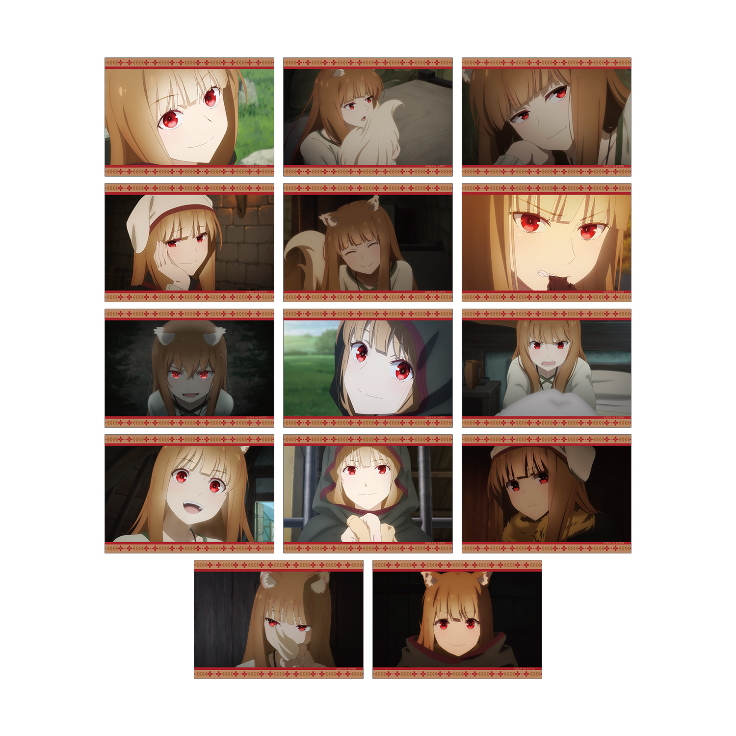 TVアニメ『狼と香辛料 MERCHANT MEETS THE WISE WOLF』 トレーディング ホロ 場面写ブロマイド