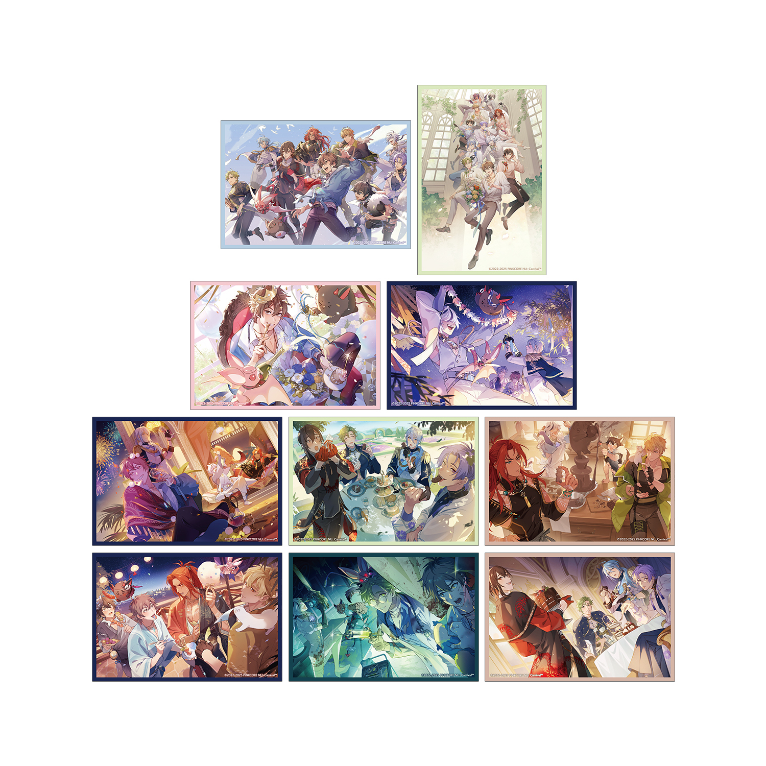 NU: カーニバル トレーディングカラーイラストクリアカード