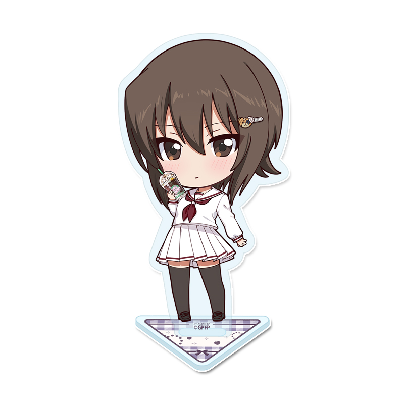 ガールズ＆パンツァー 最終章　ぷちちょこアクリルスタンド 【西住まほ】ギャル制服ver.