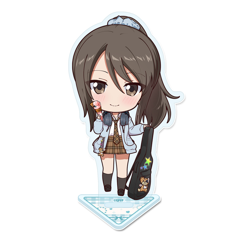 ガールズ＆パンツァー 最終章　ぷちちょこアクリルスタンド 【ミカ】ギャル制服ver.