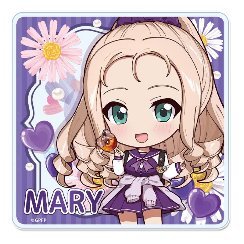 ガールズ＆パンツァー 最終章　ぷちちょこアクリルコースター 【マリー】ギャル制服ver.