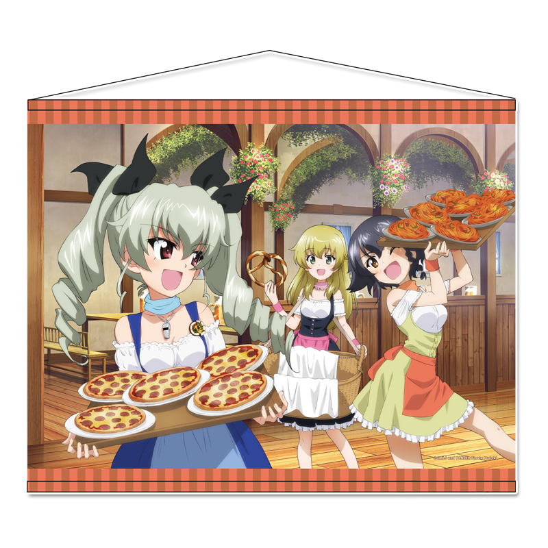 ガールズ＆パンツァー 最終章　B2タペストリー 【アンツィオ高校（レストラン）】
