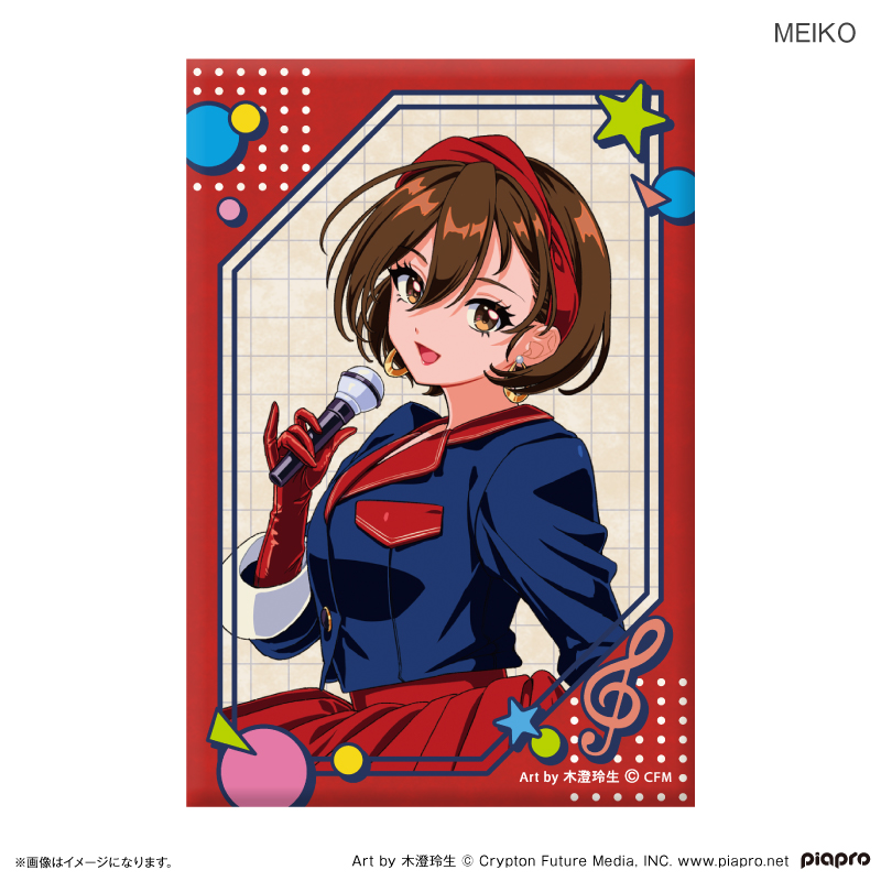 昭和アイドル　缶マグネット　ＭＥＩＫＯ