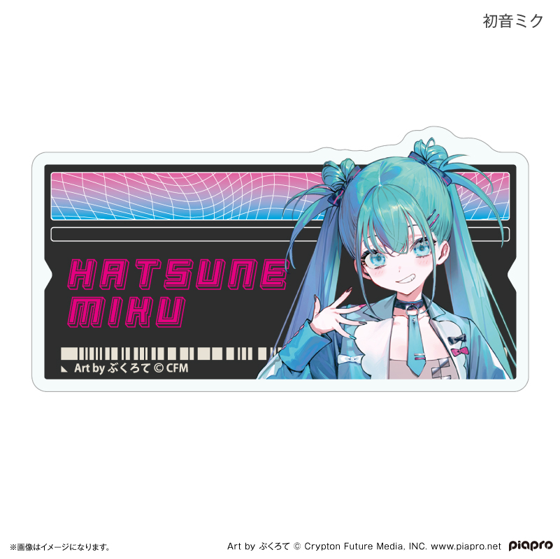 令和アイドル　ネームバッジ　初音ミク