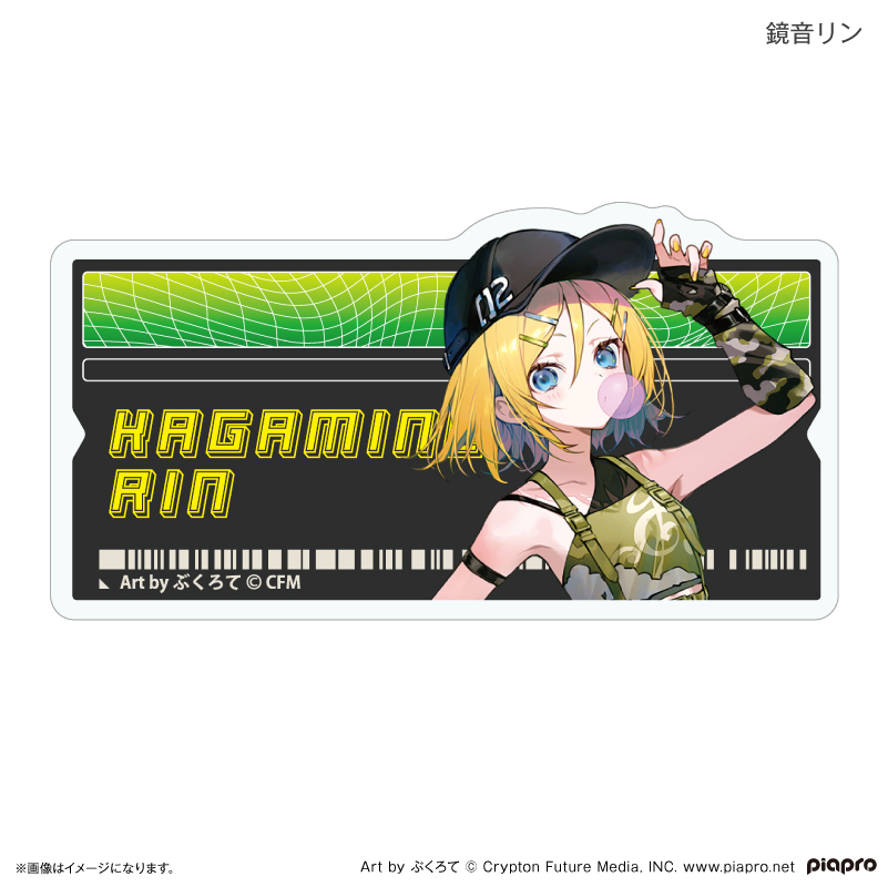 令和アイドル　ネームバッジ　鏡音リン