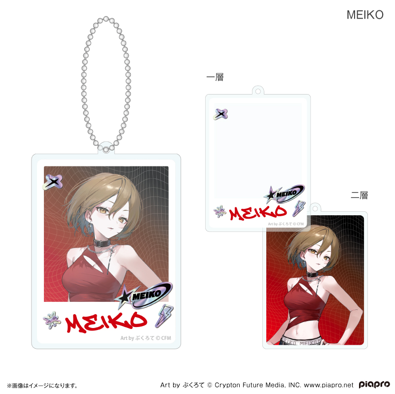 令和アイドル　二層アクリルキーホルダー　ＭＥＩＫＯ