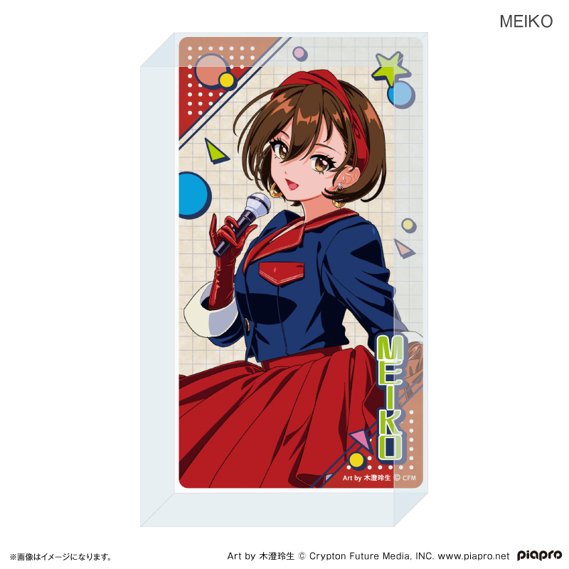 昭和アイドル　アクリルブロック　ＭＥＩＫＯ