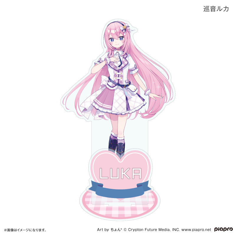 平成アイドル　アクリルスタンド　巡音ルカ
