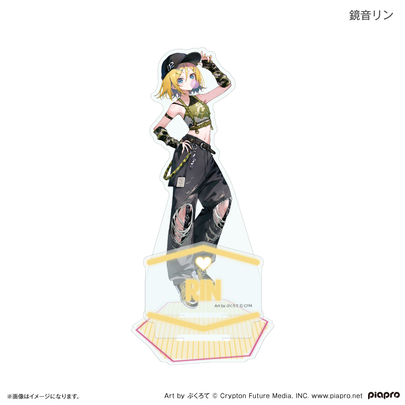 令和アイドル　アクリルスタンド　鏡音リン