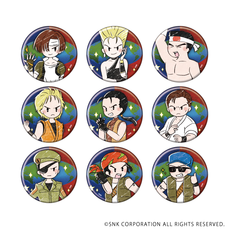 缶バッジ「THE KING OF FIGHTERS '94」02/ブラインド(全9種)(グラフアートイラスト)