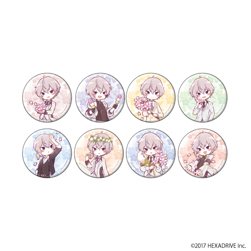 缶バッジ「MakeS -おはよう、私のセイ-」04/お花見ver. ブラインド(全8種)(グラフアートイラスト)