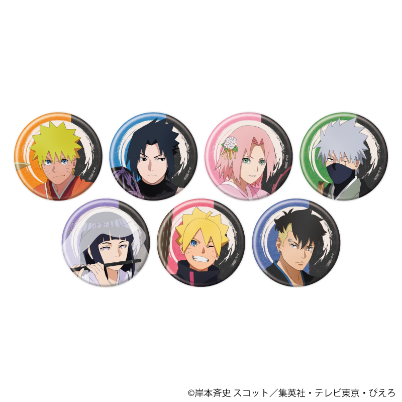 缶バッジ「NARUTO＆BORUTO」14/和楽器ver. ブラインド(全7種)(描き下ろしイラスト)