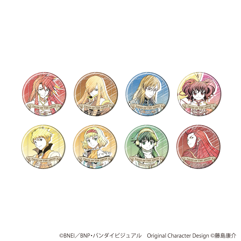 缶バッジ「テイルズ オブ ジ アビス」03/トレーディング(全8種)(グラフアートスケッチイラスト)