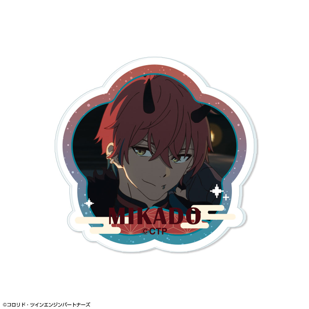 超かぐや姫！ アクリルバッジ デザイン12(帝アキラ)