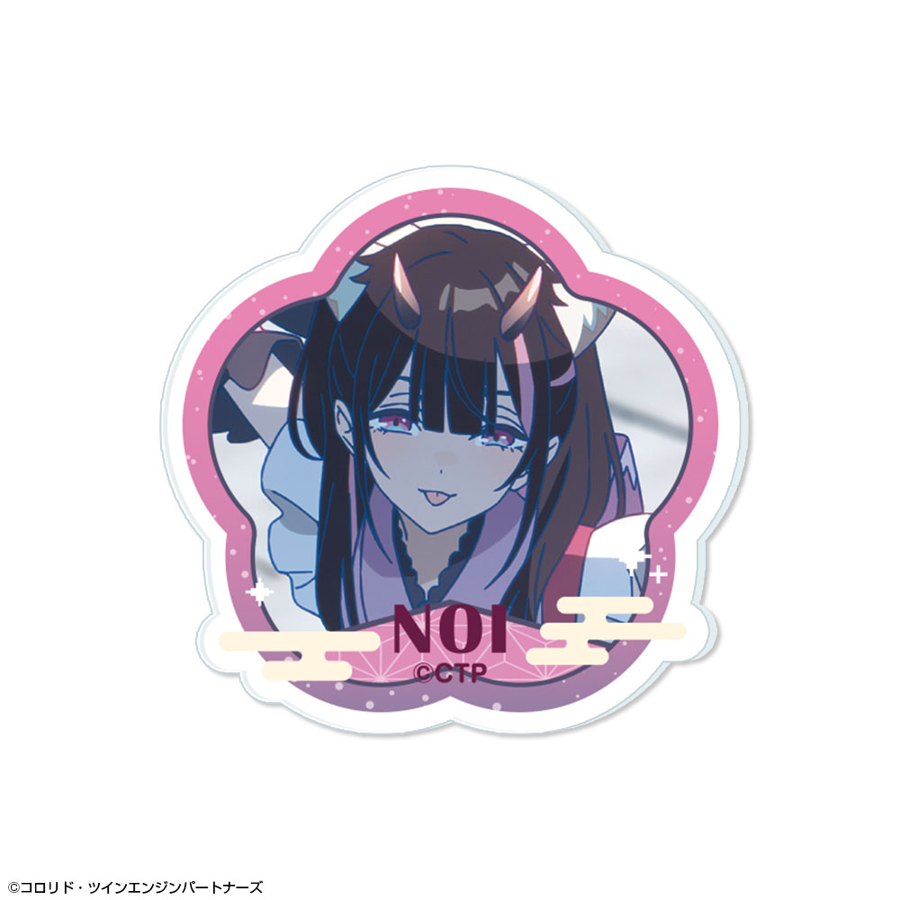 超かぐや姫！ アクリルバッジ デザイン15(駒沢乃依)