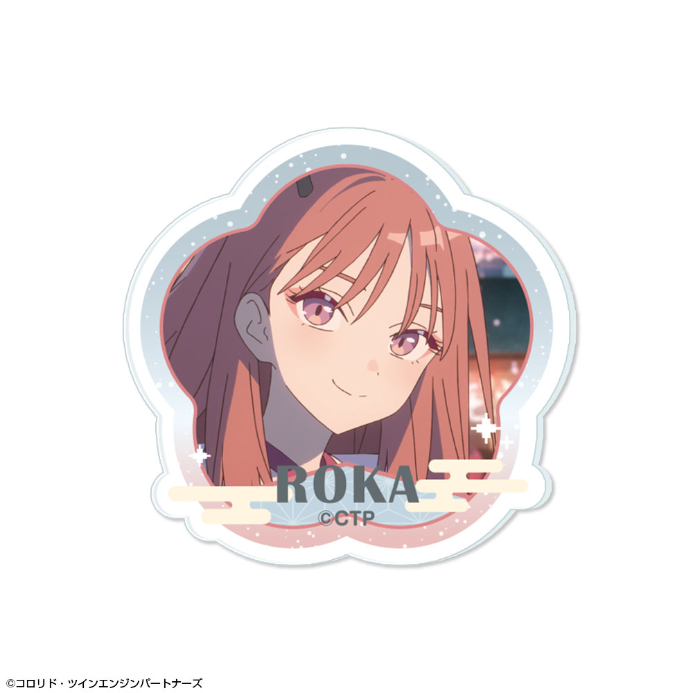 超かぐや姫！ アクリルバッジ デザイン16(綾紬芦花)