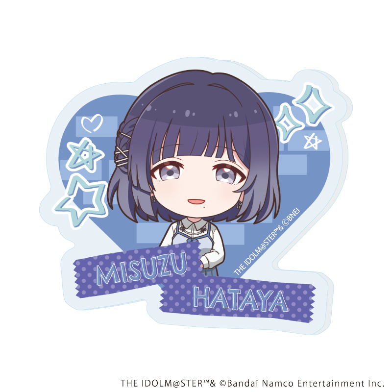 アクリルプレートバッジ「学園アイドルマスター」13/秦谷美鈴 ストリートファッションver.(ミニキャライラスト)