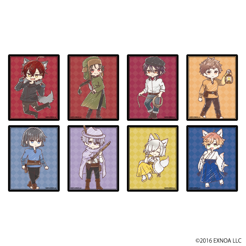 アクリルカード「文豪とアルケミスト」22/人狼Ver. A ブラインド(全8種)(グラフアートイラスト)