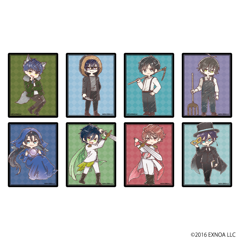 アクリルカード「文豪とアルケミスト」23/人狼Ver. B ブラインド(全8種)(グラフアートイラスト)