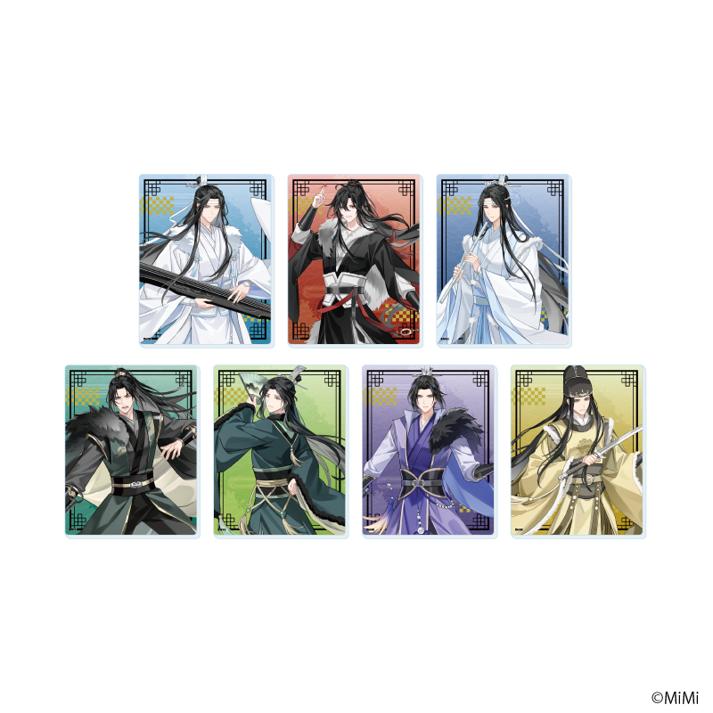 アクリルカード「大河幻想ラジオドラマ「魔道祖師」」02/ブラインド(全7種)_カラー(描き下ろしイラスト)