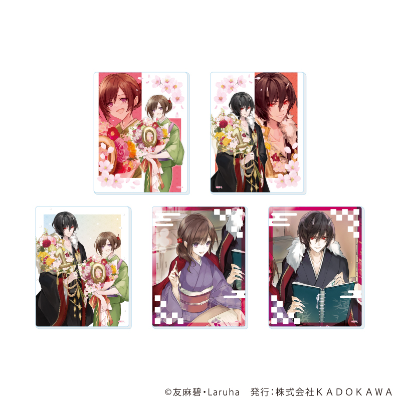 アクリルカード「富士見L文庫フェア」02/かくりよの宿飯 ブラインド(全5種)(公式&描き下ろしイラスト)