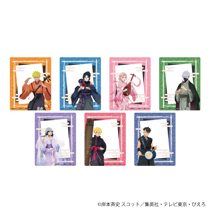 アクリルカード「NARUTO＆BORUTO」03/和楽器ver. ブラインド(全7種)(描き下ろしイラスト)