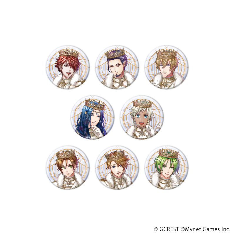 ホログラム缶バッジ(57mm)「夢王国と眠れる100人の王子様」04/ブラインド(全8種)(公式イラスト)